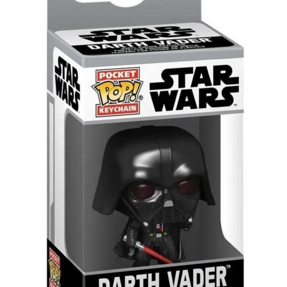 Star Wars Darth Vader Funko POP ! Pocket Vinyl Figure Collectible Keychain - Picture 2 of 4